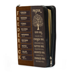 Personalized Name Blessings Pastor Bible Cover