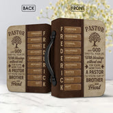 Pastor Name Tree Personalized Bible Cover