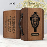 Hearts United Lion Personalized Bible Cover