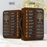 Personalized Name Blessings Pastor Bible Cover