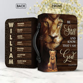 Be Still I Am God Personalized Bible Cover