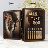 Lion Man Of God Personalized Bible Cover