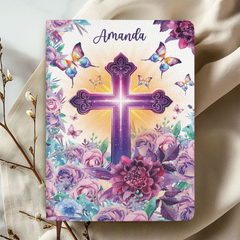 Trust In The Lord Personalized Leather Notebook