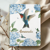 Lord Bless You Hummingbird Personalized Leather Notebook