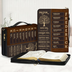 Personalized Name Blessings Pastor Bible Cover