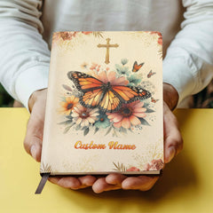 Call Her Blessed Personalized Leather Notebook