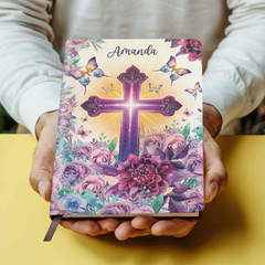Trust In The Lord Personalized Leather Notebook