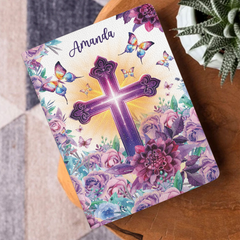 Trust In The Lord Personalized Leather Notebook