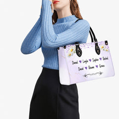 Blessed Nana Personalized Leather Handbag