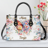 Her Children Rise Up Personalized Leather Handbag