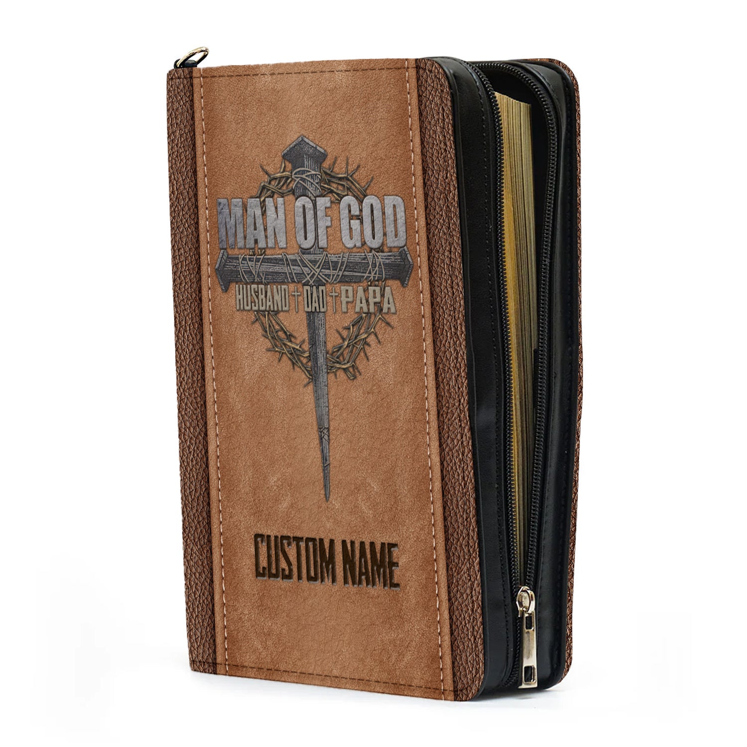 Strength in Faith Personalized Bible Cover