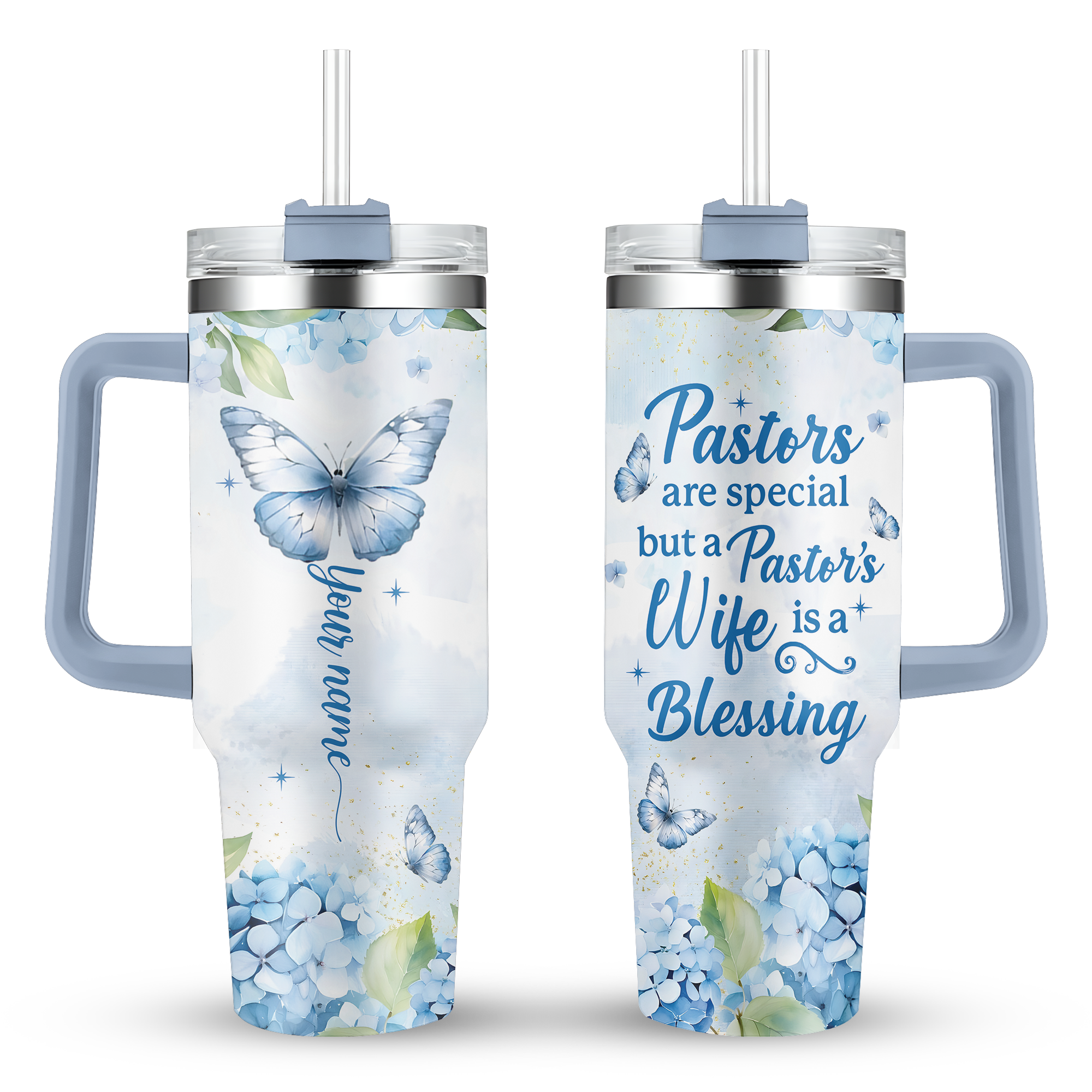 Pastor Wife Is A Blessing Personalized 40 Oz Tumbler