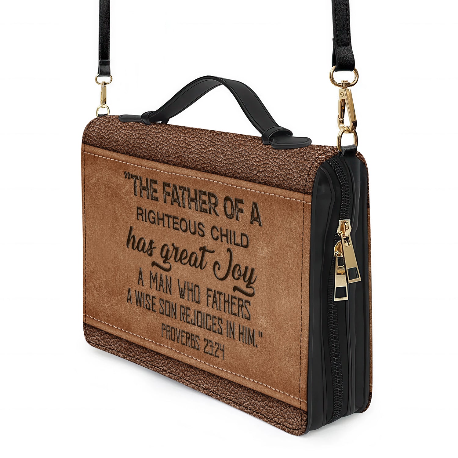 Strength in Faith Personalized Bible Cover