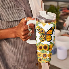 Pastor Wife Sunflower Personalized 40 Oz Tumbler