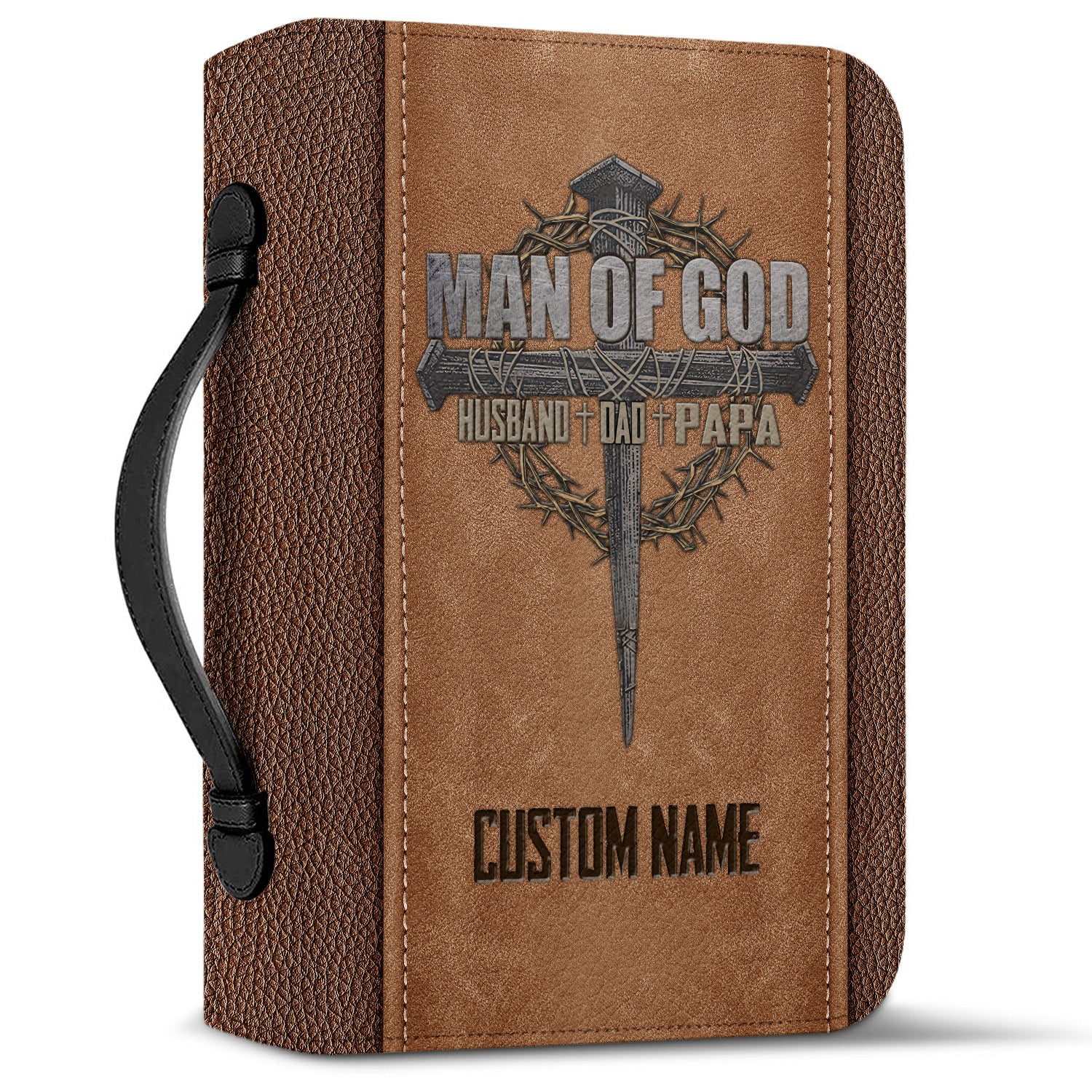 Strength in Faith Personalized Bible Cover