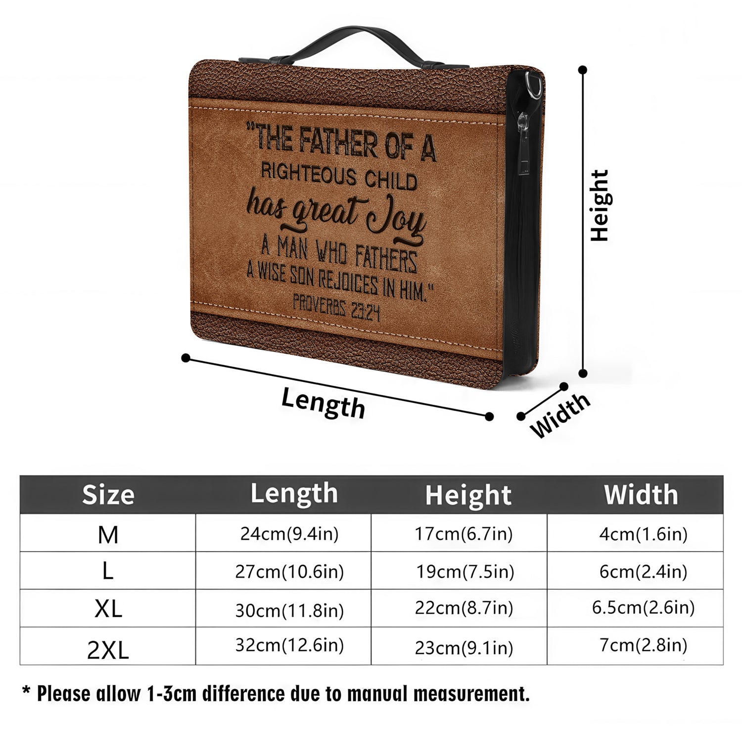 Strength in Faith Personalized Bible Cover