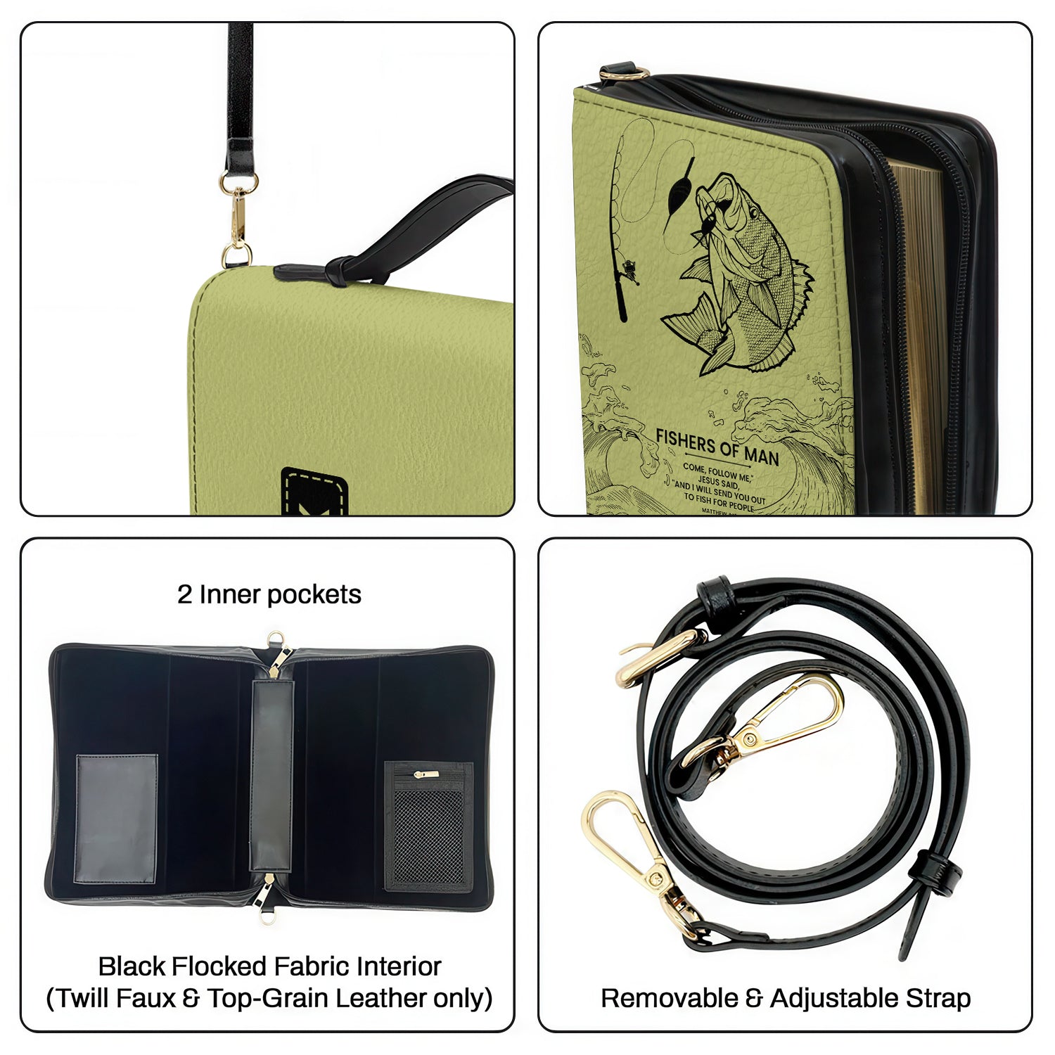 Fisher Of Men Personalized Bible Cover