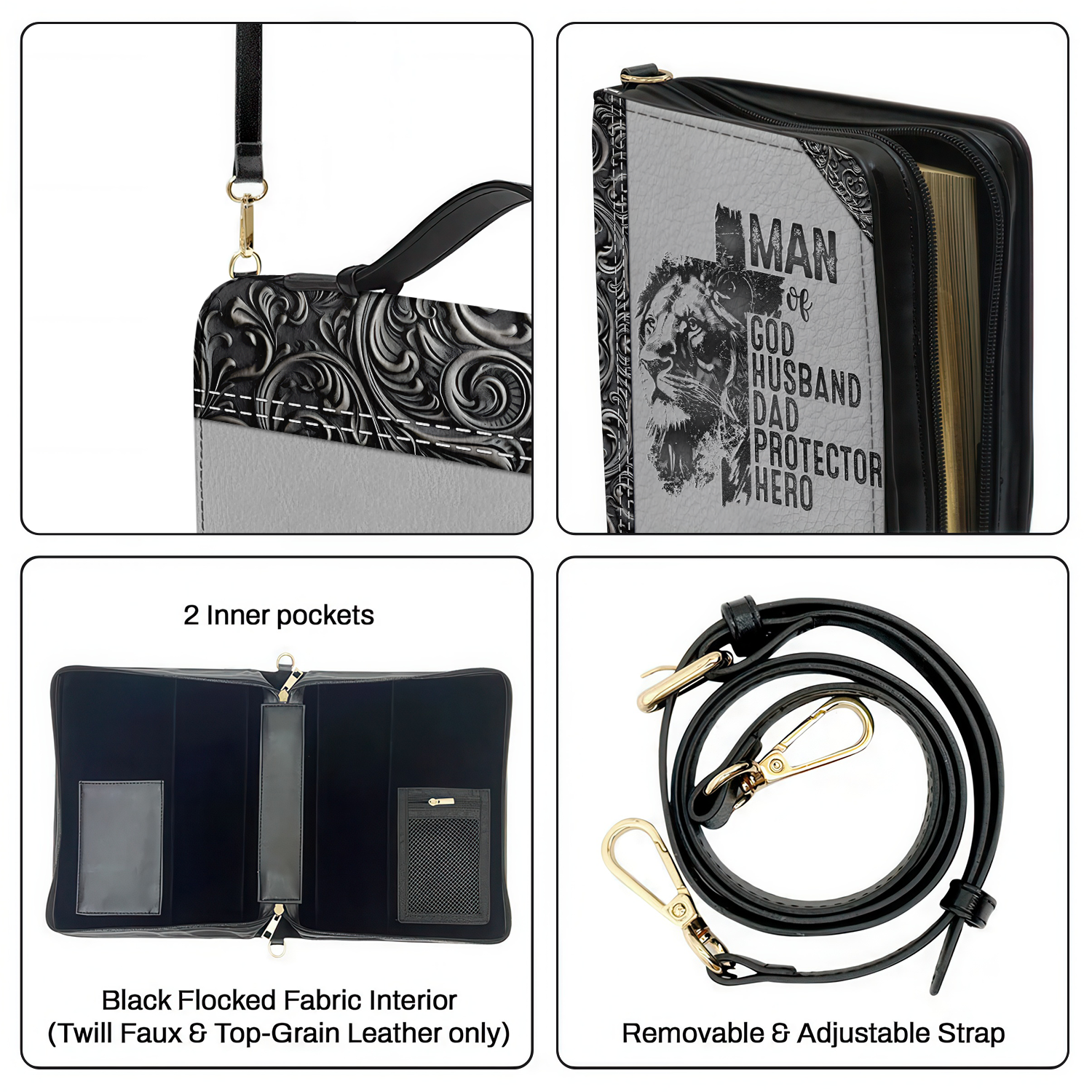 Man Of God Personalized Bible Cover